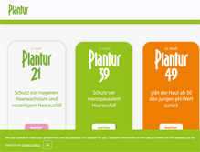 Tablet Screenshot of plantur.de